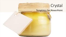  Presentation with beauty products - Beautiful slides featuring  backdrop and a  colored foreground.