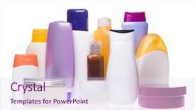  Presentation with cosmetic - Slide set featuring camera looking like a cyclops background and a light gray colored foreground