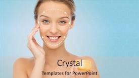  Presentation with anti aging - Audience pleasing PPT theme consisting of people cosmetics skincare and anti backdrop and a coral colored foreground