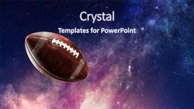  Presentation with modern medicine cardiology concept mixed - Presentation theme with cosmic energy - rugby game concept background and a navy blue colored foreground