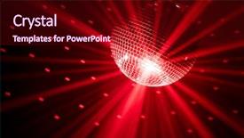  Presentation with cosmic - Slide deck enhanced with cosmic ray - party lights background background and a wine colored foreground