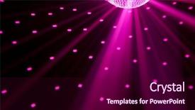  Presentation with cosmic - Slide set consisting of cosmic ray - party lights background background and a wine colored foreground