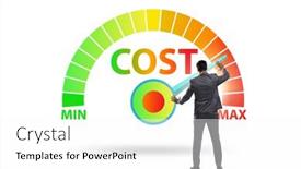  Presentation with cost - Presentation design with cost-management-concept-with-businessman background and a white colored foreground