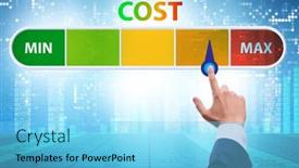  Presentation with cost - Presentation enhanced with cost-management-concept-with-businessman background and a light blue colored foreground