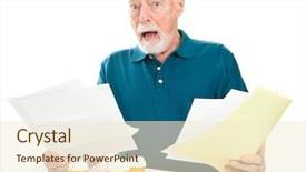  Presentation with medical billing - Theme consisting of cost of his medical background and a cream colored foreground