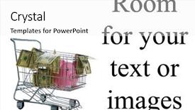  Presentation with home loan interest - Audience pleasing slides consisting of cost of shopping and goods backdrop and a white colored foreground