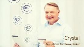  Presentation with online banking - Amazing presentation theme having free cost saving - business oldness online banking internet backdrop and a cream colored foreground