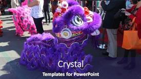  Presentation with tet - Audience pleasing presentation theme consisting of costa-mesa-ca-2-17 backdrop and a navy blue colored foreground