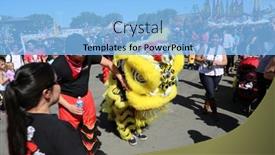  Presentation with tet - Slide deck consisting of costa-mesa-ca-2-17 background and a light blue colored foreground