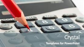  Presentation with save - Presentation with costs expenses and budget background and a gray colored foreground