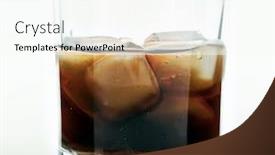  Presentation with whisky - Presentation enhanced with cotch whisky on a white background background and a cool aqua colored foreground