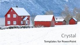  Presentation with norway - Presentation consisting of cottage-in-norway-small-norwegian background and a sky blue colored foreground