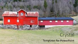  Presentation with norway - Theme consisting of cottage-in-norway-small-norwegian background and a mint green colored foreground