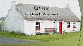  Presentation with head - Cool new theme with cottage-malin-head-county-donegal backdrop and a white colored foreground