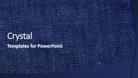  Presentation with cotton - PPT theme enhanced with cotton blue jeans background background and a navy blue colored foreground