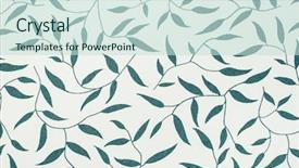  Presentation with floral fabric - Slides enhanced with cotton fabric with a floral background and a sky blue colored foreground