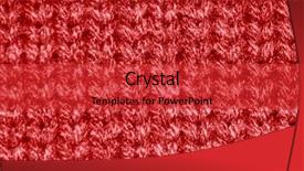  Presentation with wool - Slides featuring cotton mills - red sweater wool pattern background and a  colored foreground