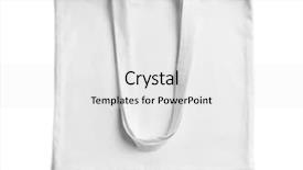  Presentation with tote bag - Slide set consisting of cotton tote bag on white background and a white colored foreground