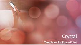  Presentation with sexy santa woman red - Amazing theme having couch with red bokeh transition backdrop and a coral colored foreground