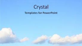  Presentation with blue sky - Cool new PPT layouts with couds in the blue sky backdrop and a light gray colored foreground