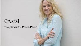  Presentation with model persia kuno - Audience pleasing slide set consisting of cougar - beautiful blonde model posing outdoors backdrop and a  colored foreground