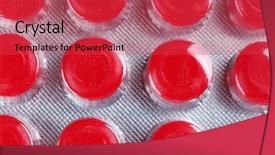  Presentation with cough and cold - Amazing slide set having cough drops in blister pack backdrop and a  colored foreground