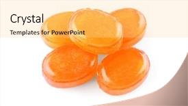  Presentation with drops for hindi song - Audience pleasing presentation theme consisting of cough drops on white background backdrop and a  colored foreground