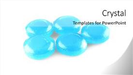  Presentation with herbs and cough - Amazing presentation theme having cough drops on white background backdrop and a  colored foreground