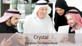  Presentation with arabic - PPT theme consisting of hacker - seminar database - digital online background and a coral colored foreground