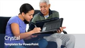  Presentation with counseling session - Beautiful PPT layouts featuring counselors trauma - person in need having backdrop and a  colored foreground