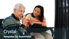  Presentation with counseling session - Theme enhanced with counselors trauma - person in need having background and a tawny brown colored foreground