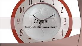  Presentation with countdown time bomb alarm - Theme enhanced with countdown time isolated background and a light gray colored foreground