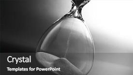  Presentation with dark hallways - Presentation design with countdown timers - hourglass on dark background background and a dark gray colored foreground