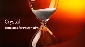  Presentation with color - Beautiful presentation design featuring countdown timers - hourglass on dark color background backdrop and a wine colored foreground