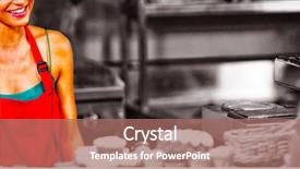  Presentation with staff - Amazing presentation theme having counter in bakery shop backdrop and a coral colored foreground