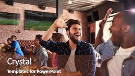  Presentation with sports bar sports bar - Theme consisting of counter in sports bar background and a tawny brown colored foreground