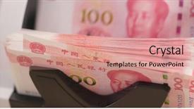  Presentation with textile spinning machine in factory - Audience pleasing theme consisting of counting machine for counting number backdrop and a  colored foreground