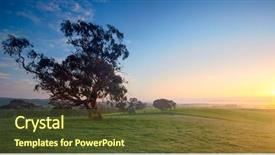  Presentation with colonialism in south asia - Audience pleasing presentation theme consisting of country austrilia - beautiful field in the clare backdrop and a tawny brown colored foreground