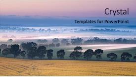  Presentation with australia - Beautiful PPT layouts featuring country austrilia - sunrise in the clare valley backdrop and a teal colored foreground