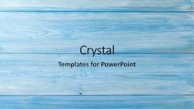  Presentation with country - Presentation theme featuring country blue wooden table background background and a light blue colored foreground