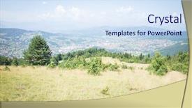  Presentation with nature - Cool new presentation theme with country bosnia - back to nature enjoy backdrop and a  colored foreground