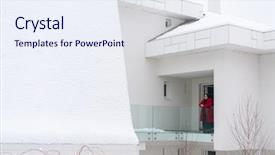  Presentation with murder winter - Cool new theme with country bosnia - woman at winter home backdrop and a  colored foreground