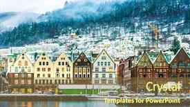  Presentation with view of al aqsa mosque - Slides having country europe - view on bruges bergen norway background and a tawny brown colored foreground