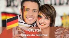  Presentation with unity - Amazing slide deck having country flags - german unity day backdrop and a  colored foreground