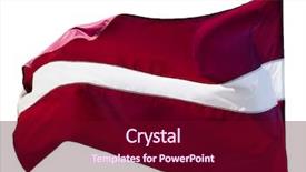  Presentation with nato - Colorful slides enhanced with country flags - national flag of republic backdrop and a wine colored foreground