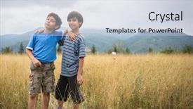  Presentation with nature - Amazing slide set having country holiday - back to nature enjoy backdrop and a  colored foreground