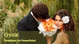  Presentation with beautiful nature - Amazing presentation design having country holiday - young wedding couple beautiful bride backdrop and a tawny brown colored foreground