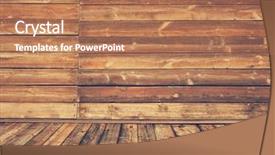  Presentation with old style - Slides featuring interior retro filtered instagram style background and a coral colored foreground