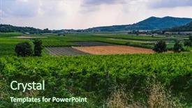  Presentation with italia - Audience pleasing PPT theme consisting of country landscape of north italia backdrop and a  colored foreground