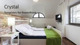  Presentation with rustic cowboy - Theme having country living - rustic bedroom background and a light gray colored foreground